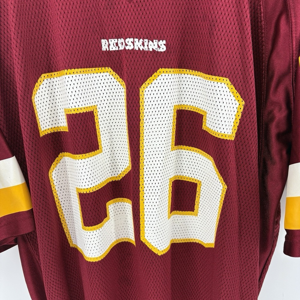 Reebok NFL Washington Redskins Clinton Portis 26 Jersey Mens L Burgundy Vintage - Picture 8 of 16
